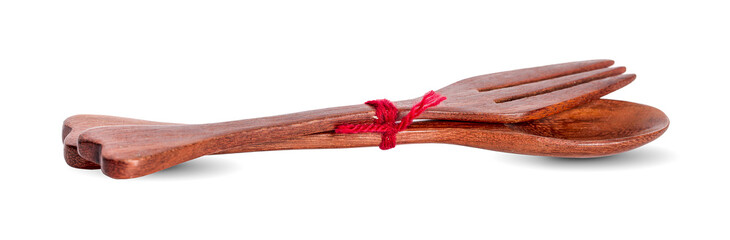 Wooden Spoon Isolated on a white background