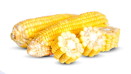  corn isolated on white background