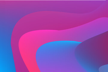 Fluid gradient vector cover, abstract background design. Modern trendy violet, pink and blue color mesh vector, liquid dynamic flow wallpaper for advertising, brochure, poster or banner mock up