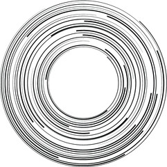 Circle vector lines