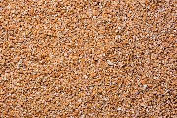 structure of wheat porridge close distance
