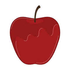 Red apple icon. Healthy food. Fruit icon - Vector