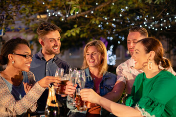 Celebrating with Drinks!