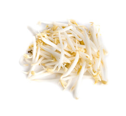 Bean Sprouts isolated on white Background