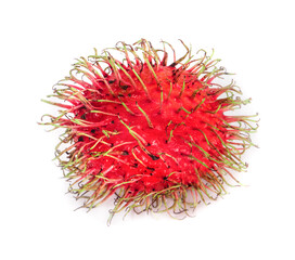 rambutan isolated on white background