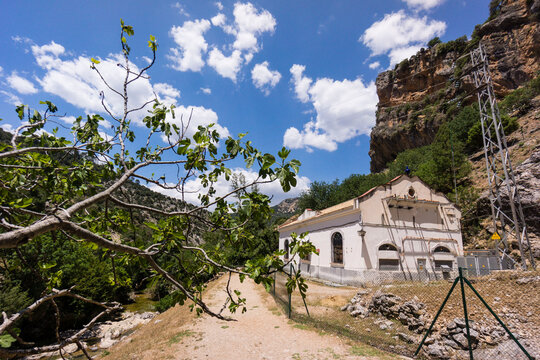 antigua central electrica, ruta del rio Borosa, parque natural sierras de Cazorla, Segura y Las Villas, Jaen, Andalucia, Spain