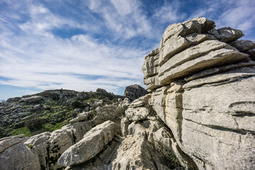 Paraje Natural Torcal de Antequera, términos municipales de Antequera y Villanueva de la Concepción,  provincia de Málaga, Andalucia, Spain