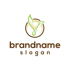 Modern CBD logo design vector