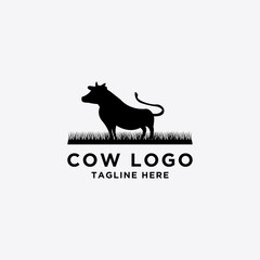 collection of cattle logo vector. Cow Design - Vector