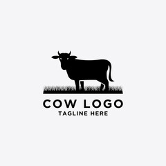 collection of cattle logo vector. Cow Design - Vector