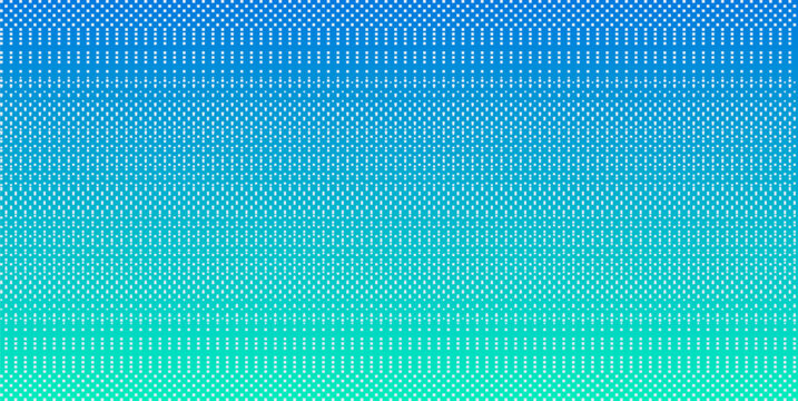 Sky pixel background gradient. Seamless pattern. Retro 8-bit game wallpaper. Bright vector backdrop