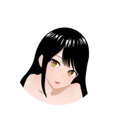 Anime portrait of a girl