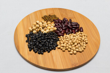 mix of many kind of beans for background uses
