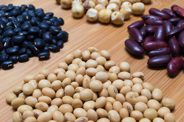 mix of many kind of beans for background uses