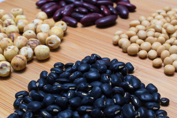 mix of many kind of beans for background uses