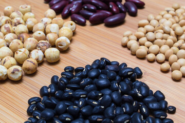 mix of many kind of beans for background uses