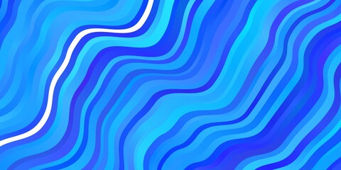 Light BLUE vector template with curves.