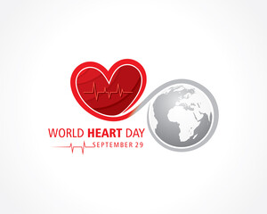 Obraz premium World Heart Day observed on 29 September