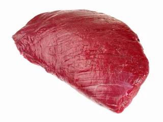  Ostrich Meat on white Background - Isolated © ExQuisine