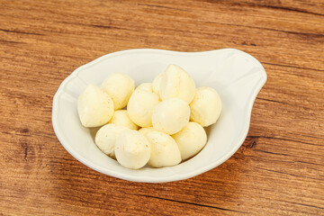 Natural tasty baby Mozarella cheese