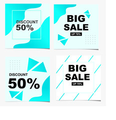 vector template sale promotion