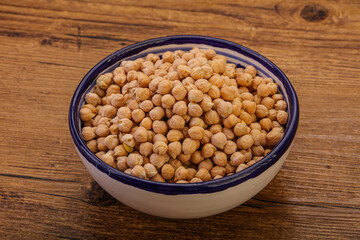 Vegan cuisine - Dry chickpea heap