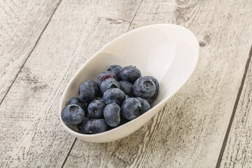 Ripe sweet tasty blueberries heap