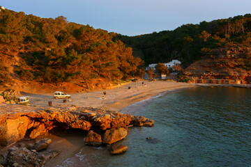 Cala Salada. Sant Antoni de Portmany.Ibiza.Islas Pitiusas.Baleares.España.
