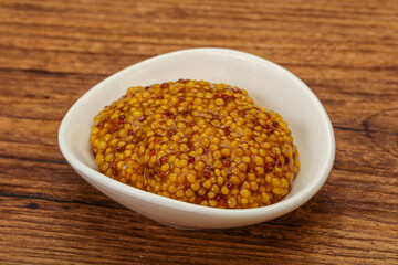 Dijon mustard sauce with seeds