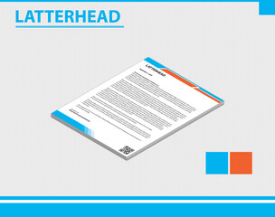 Letterhead template design   