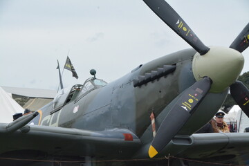Fototapeta na wymiar spitfire fighter