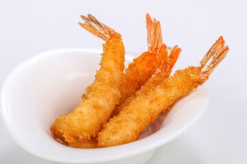 Asian style - prawn in tempura