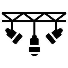 
Modern style icon of party lights 
