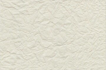 Old white crumpled paper sheet background texture