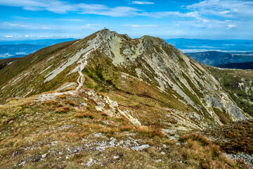 Brestova hill, Western Tatras scenery, Slovakia, hiking theme