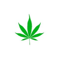 .Cannabis vector icon isolated.