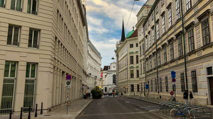 Naklejka premium Wien city view
