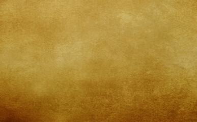 Gold metal background grunge texture. Yellow steel plate