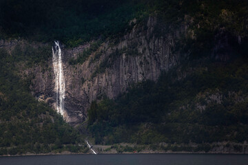 Fototapeta premium Waterfall in Norway