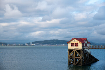 The 1898 Mumbles Pier Gower Wales UK Europe