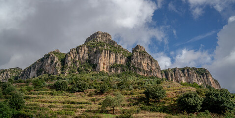 Ogliastra heels, they are limestone-dolomite mountains whose name comes from the typical shape similar to a shoe heel. Sardinia, Italy