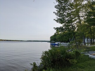 boat on the river