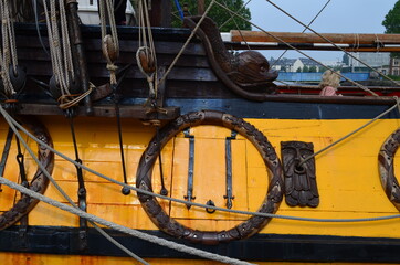  R&eacute;plique de fr&eacute;gate russe.