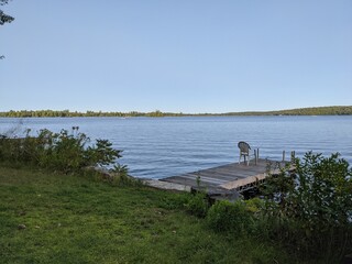 boat on the lake