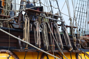 Réplique de frégate russe.