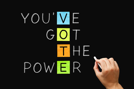 VOTE You Have Got The Power Concept