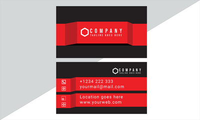 Business card template design