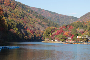 京都　秋の嵐山