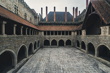 House of the Dukes of Bragan&ccedil;a, national monument, Guimar&atilde;es, Portugal