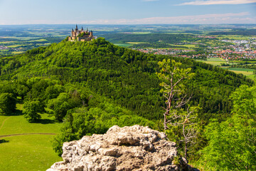 Burg Hohenzollern Ansicht vom Zeller Horn